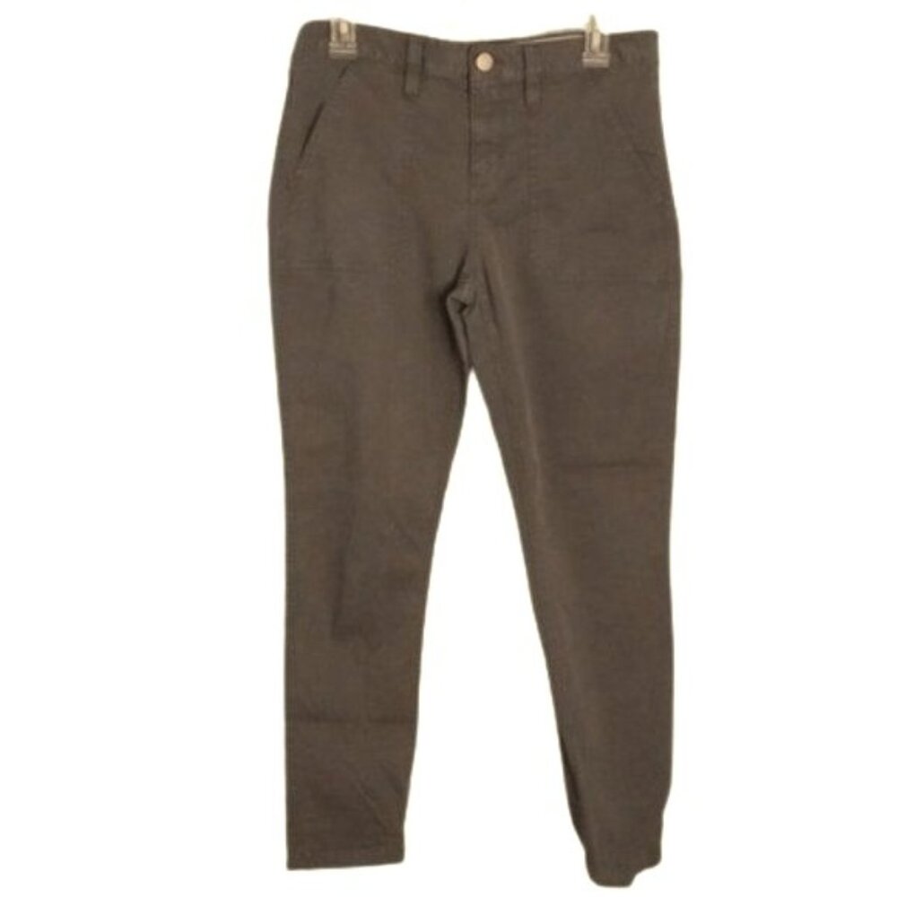 Treasure & Bond Size 27 Chino Pants Womens Dark Green Mid Rise